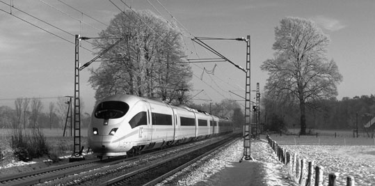 ICE 3 Deutsche Bundesbahn.. Foto: Georg Wagner