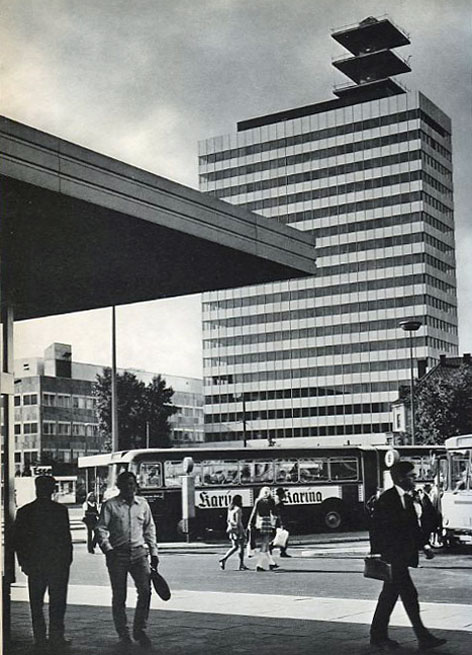 Der Kesselbrink um 1970. Aus dem Buch "Bielefeld". Verlag Weidlich, Frankfurt. 