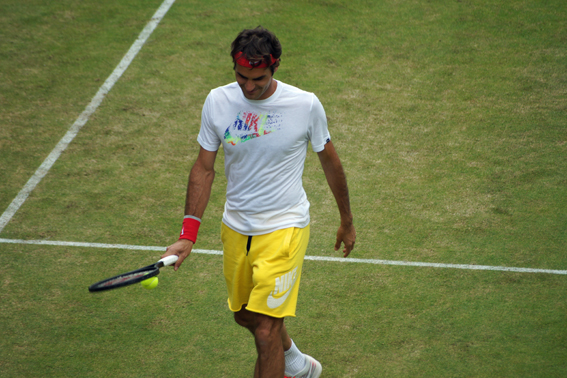 Publikumsliebling Roger Federer