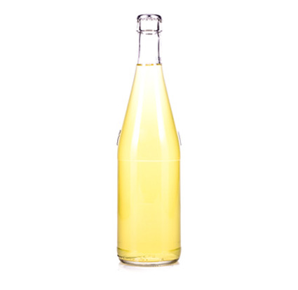 bottle of fresh lemonade