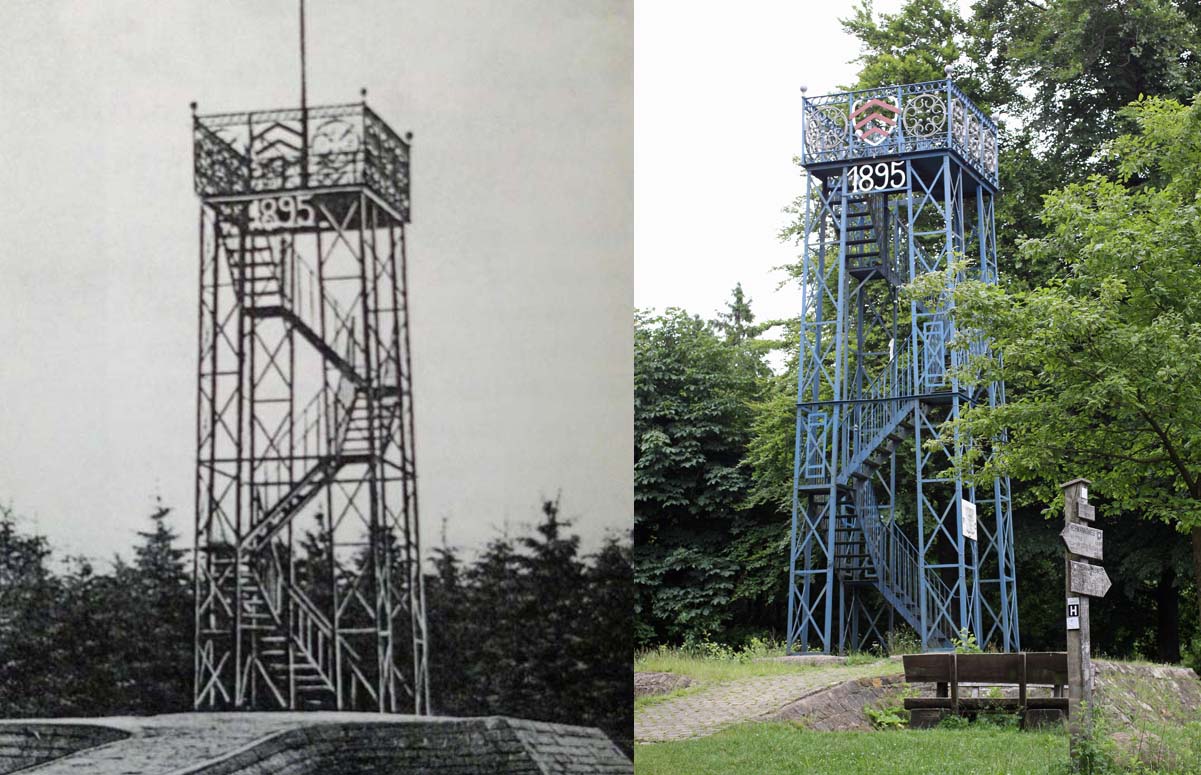 Eigentlich hieß der Maschinenfabrkanten Fricke gestifete Turm ja "Bismarckturm", aber die Bevökerung machte "Eiserner Anton" daraus