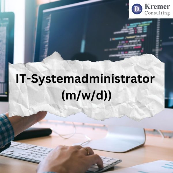 IT-Systemadministrator (g*)