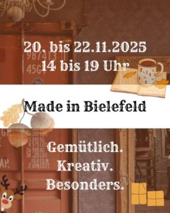 Made in Bielefeld. Gemütlich, kreativ, besonders