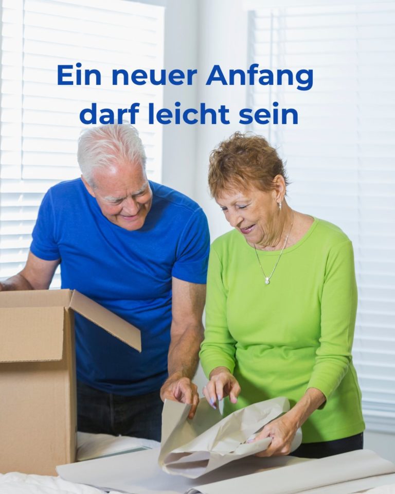 Seniorenumzug in Bielefeld – erfahrene Umzugshelfer der Umzugsgesellschaft L.P. GmbH beim Einrichten des neuen Zuhauses.