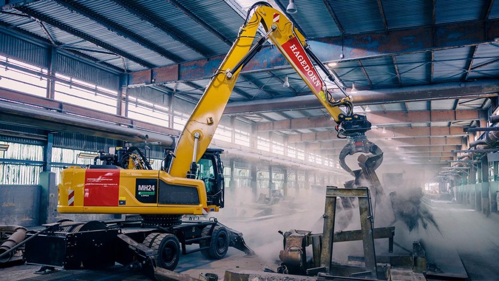 Bagger der Hagedorn-Unternehmensgruppe