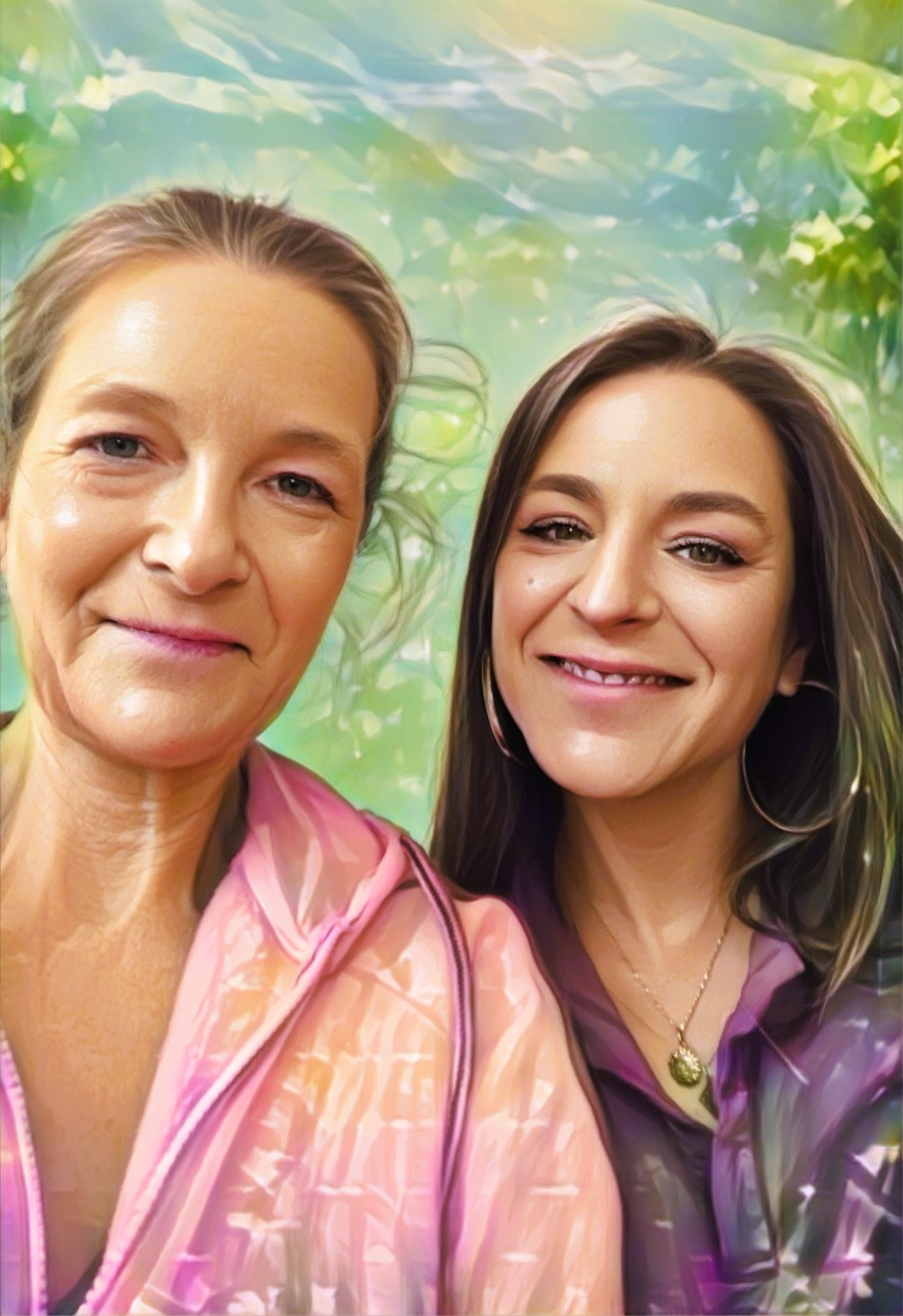 Christine Kobusch und Sandra Vidinovic sind bei Nächster Ausstieg LEBENSART mit Kartenlegen, Familienbrett und Deesse-Kosmetik vertreten.