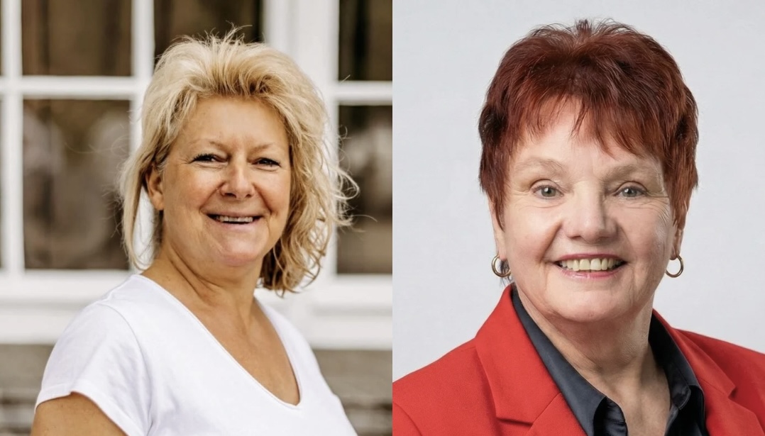 Porträtcollage von Andrea Bergemann und Ulrike Mattern, die bei Nächster Ausstieg LEBENSART über das BEMER-System und die Mikrozirkulation informieren.